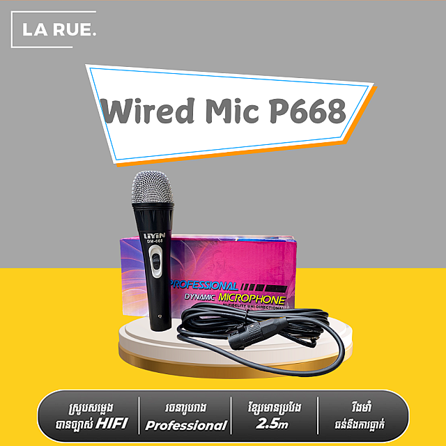 Wired Mic P668